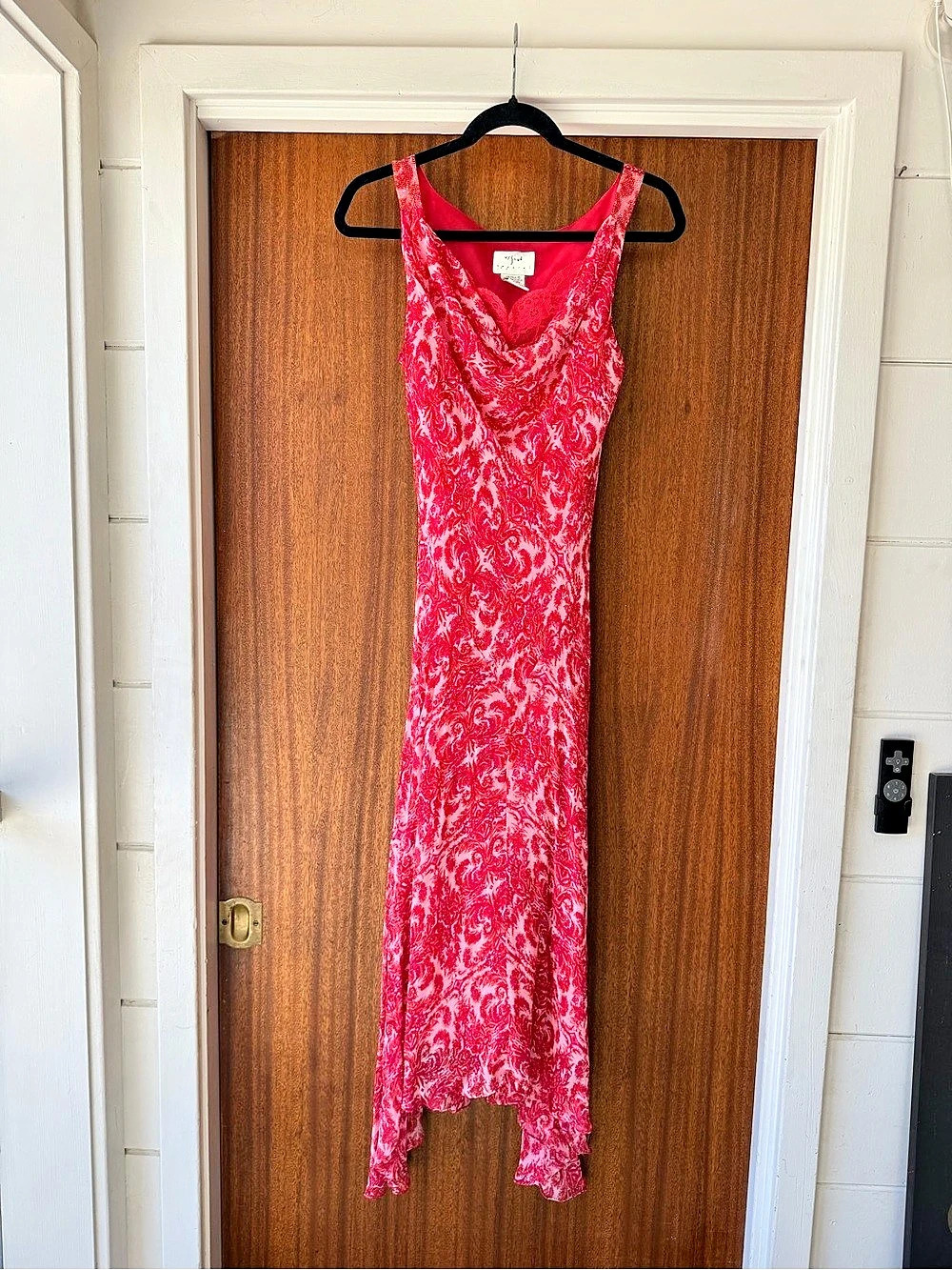 *vintage* Paisley Cowl Neck Vision Apparel dress.